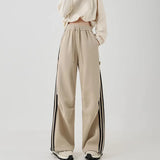 Y2K Wide-Leg Track Sweatpants