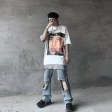 Vibrant Graphic Oversized for Daily T-Shirt