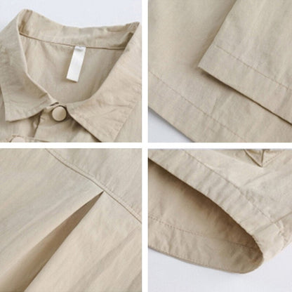 Front Pocket Oversized Cargo Shirt