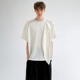 High Quality Personalized Ribbon Patchwork T-Shirt