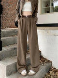 Versatile Loose Drapey High Waist Pants