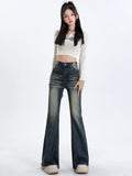 Slimming High Waist Blue Skinny Jeans