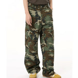 Youthful Retro Camo Loose Fit Jeans