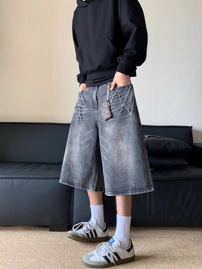 Y2k Solid Washed Jorts