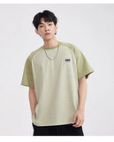 High-Quality Striped Splice Loose Casual Summer T-Shirt