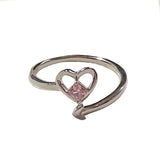 Heart Arrow Love Ring