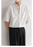 Classic Silk Korean Style Lightweight Camp Shirt