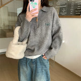 Oversized Loose Korean Sweater