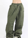Techwear Cargo Oversized Parachute Pants