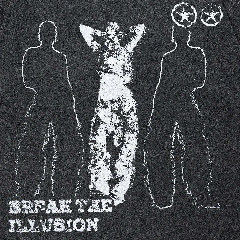 Breaking Illusion Graphic T-shirt