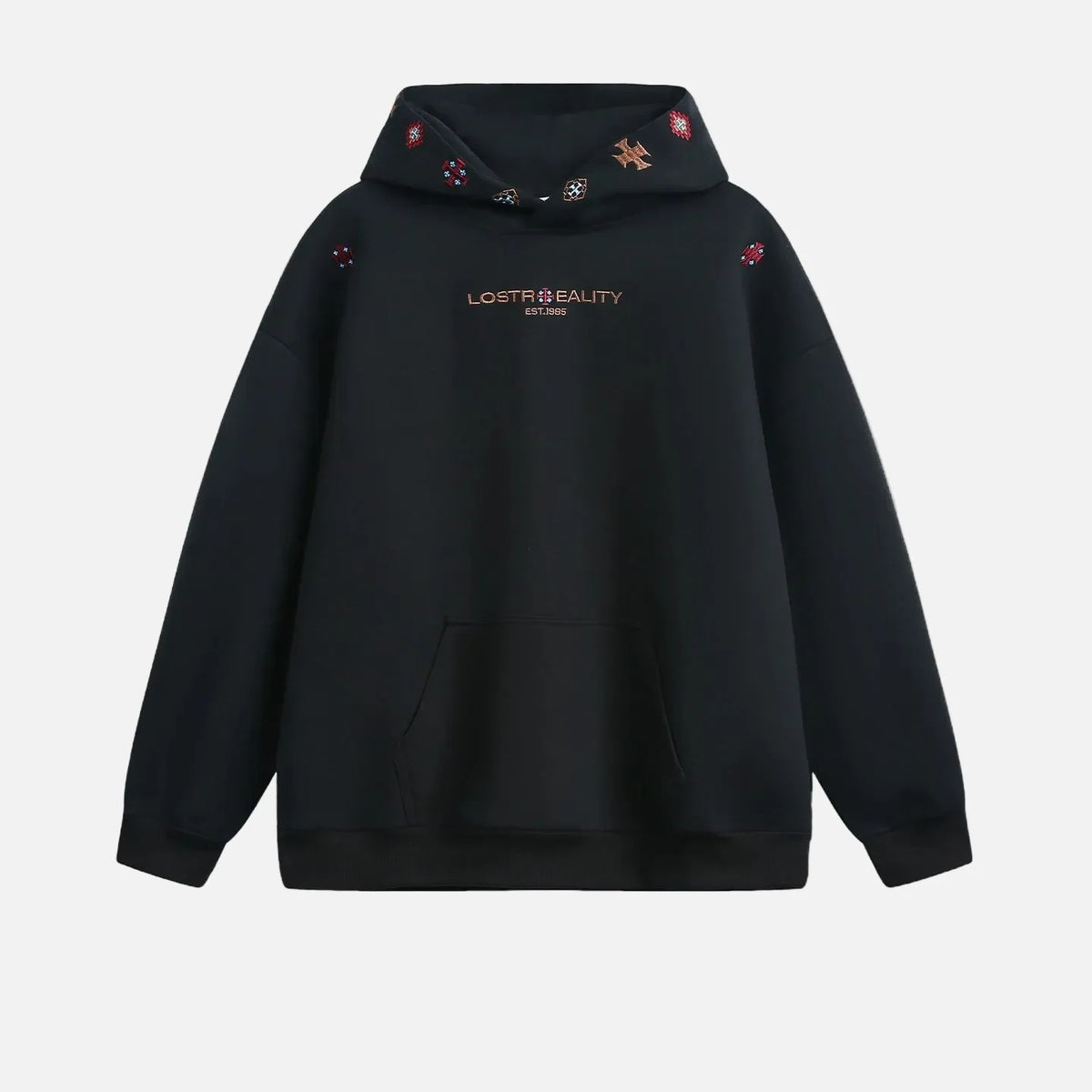 Vintage Heavyweight Embroidered Oversized Hoodie