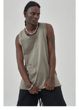 Side Slit Unisex Sleeveless T-shirt