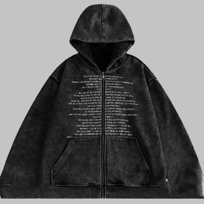 Cozy Oversized Zipper Hoodie