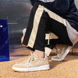 Retro Stitching Denim Shoes