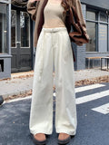 Elegant Cool Corduroy Wide Leg Pants