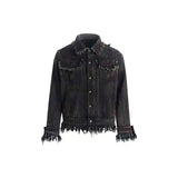 Premium with Raw Edge Denim Jacket