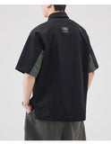 Corean Style Vibrant Short Sleeve Crewneck Polo T-Shirt