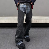 Luxury Cyber Graffiti Baggy Jeans