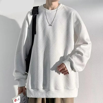 Versatile Classic Hip Hop Solid Color Sweatshirt