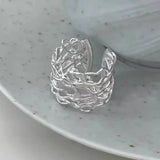 Aesthetic Creative Geometric Hollow Rings