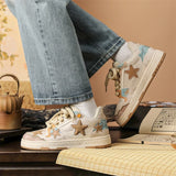 Personalized Star Design Vulcanized Platform Sneaker
