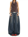 Vintage Oversize Style Blue Boyfriend Jeans