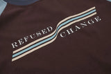 Y2K Letter Striped Print T-shirt