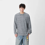 Cozy Knit Crew Neck Long Sleeve T-Shirt