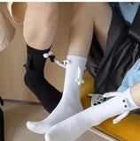 Magnetic Hand Cartoon Eyes Socks