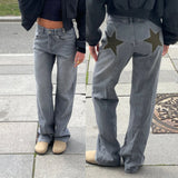 Models Wearing the Y2K Star-Gazer Jeans