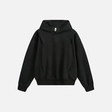 Y2K Cozy Solid Color Oversized Hoodie