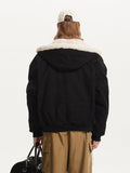 Sherpa-Lined Zip-Up Jacket