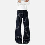 Vintage Chic Multistitch Denim Jeans