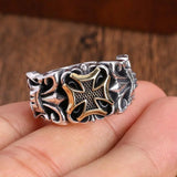 Big Cross Resizble Ring