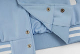 Cartoon Embroidery Single Breasted Baseball Varcity Jacket