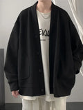 Men's Casual Autumn Korean Solid Color Cardigan