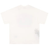 Graphic Eye Print Loose Cotton Short Sleeve T-Shirt