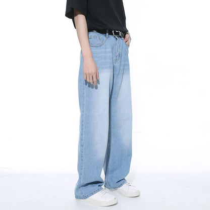 Wide Leg Vintage Straight Jeans