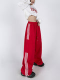 Striped Women Cargo Pants