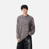 Lightweight Textured Knit Mock Neck Sweater