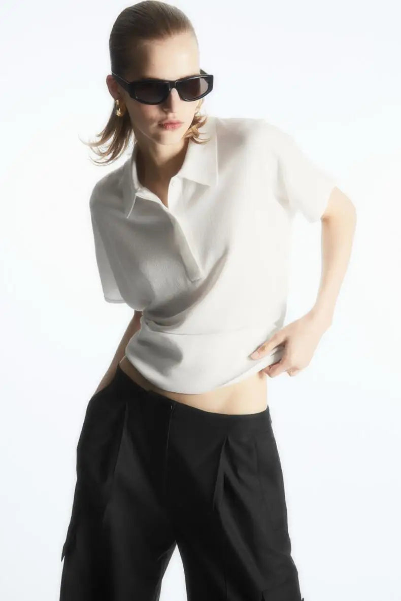 Ethereal New Style Casual Batsleeve Polo T-Shirt