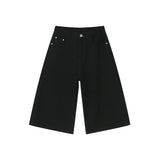 Loose Fit Retro Style Summer Denim Short