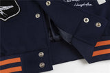 Men Essential Patchwork Baseball Varsity Jacket