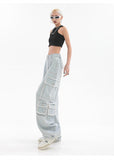 Light Blue Cargo Jeans