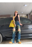Women Cutting Cool Vintage Ripped Jeans