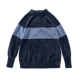 Cozy Striped Knitted Sweater Pullover