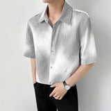 Classic Cool Gradient Color Trendy Slim Fit Shirt