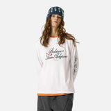 Soft Gem Print Crewneck Long Sleeve T-Shirt
