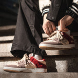 Vintage Flat Graffiti Skateboard Sneakers