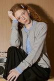 Stylish Fake Two Piece Knit Cardigan